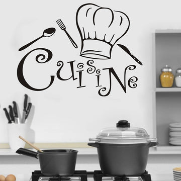 Autocollant mural décoratif modèle cuisine décoration intérieur restaurant cuisine maison amovible écologique accessoire déco